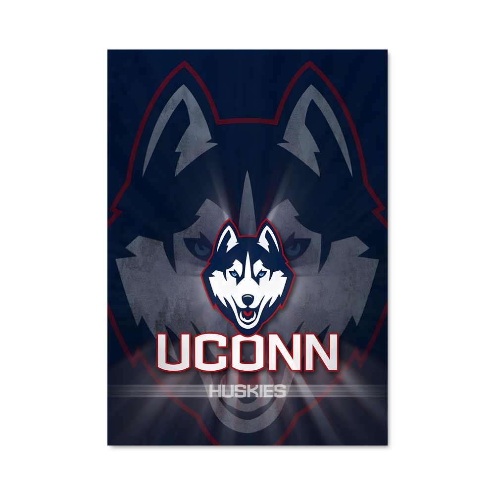 Poster Uconn huskies – affiche Basketball